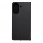 Peněženkové pouzdro LUNA Book Carbon na XIAOMI Redmi 13C Uhlíkové vlákno, Elegantní  Černý