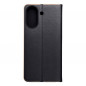 Peněženkové pouzdro LUNA Book Gold na XIAOMI Redmi 13C Elegantní  Černý