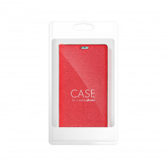 Peněženkové pouzdro LUNA Book Gold na XIAOMI Redmi 13C Elegantní  Červený
