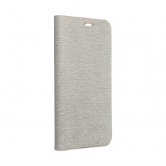 Peněženkové pouzdro LUNA Book Gold na XIAOMI Redmi 13C Elegantní  Stříbrný 