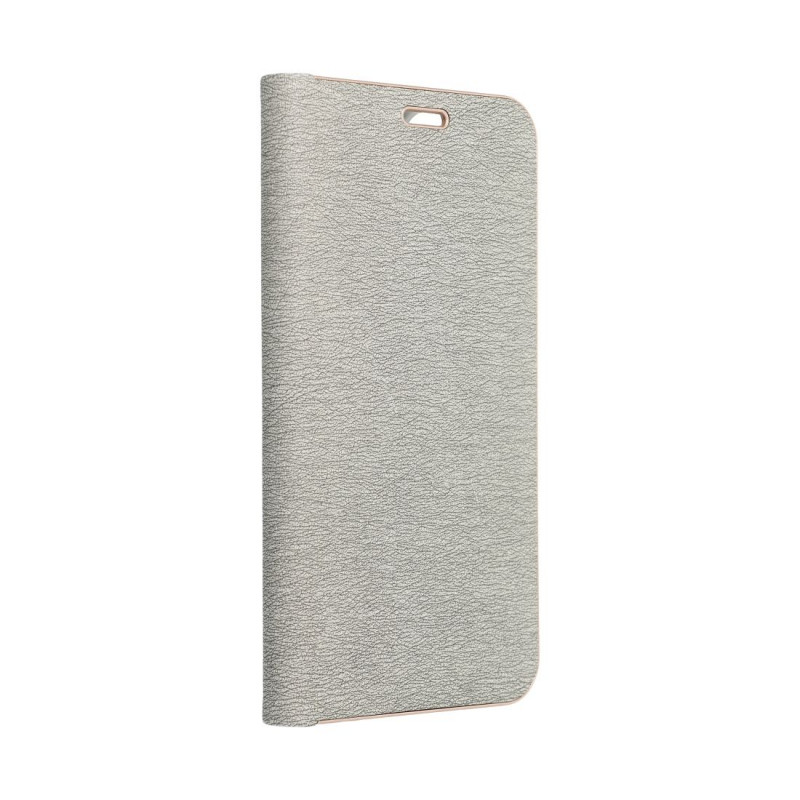 Peněženkové pouzdro LUNA Book Gold na XIAOMI Redmi 13C Elegantní  Stříbrný