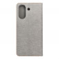 Peněženkové pouzdro LUNA Book Gold na XIAOMI Redmi 13C Elegantní  Stříbrný