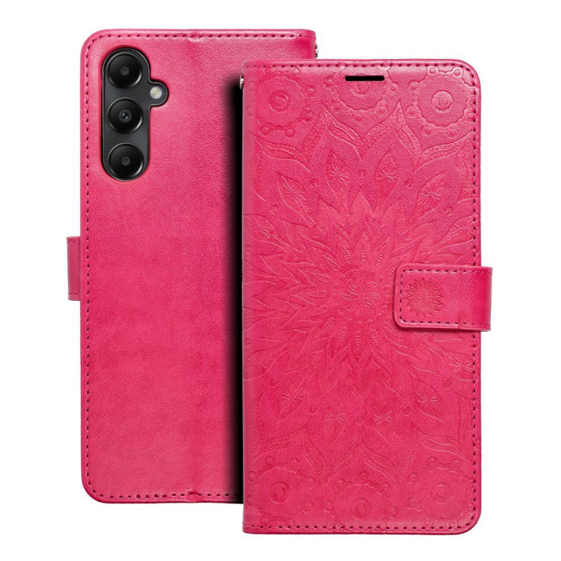 Peněženkové pouzdro MEZZO Book na Samsung Galaxy A05s Mandala  Purpurový