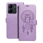 Peněženkové pouzdro MEZZO Book na XIAOMI Redmi 13C Lapač snů  Fialový (Purple)