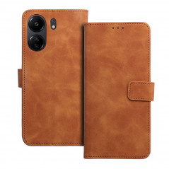 Peněženkové pouzdro TENDER Book na XIAOMI Redmi 13C Hnědý