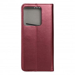Peněženkové pouzdro Smart Magneto book na XIAOMI Redmi Note 13 5G Bordový