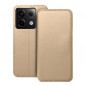 Peněženkové pouzdro Dual Pocket book na XIAOMI Redmi Note 13 Pro 5G Zlatý