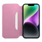 Peněženkové pouzdro Dual Pocket book na XIAOMI Redmi Note 13 Pro 4G Světle růžový