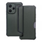 Peněženkové pouzdro Razor Book na XIAOMI Redmi Note 13 Pro Plus 5G Uhlíkové vlákno, Karbonový vzor  Tmavě zelený