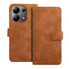Peněženkové pouzdro TENDER Book na XIAOMI Redmi Note 13 4G Hnědý