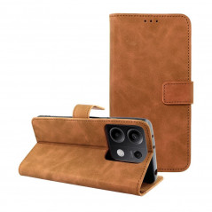 Peněženkové pouzdro TENDER Book na XIAOMI Redmi Note 13 5G Hnědý