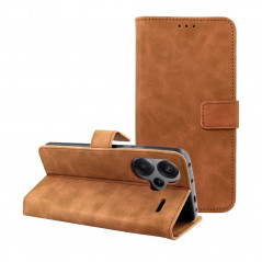 Peněženkové pouzdro TENDER Book na XIAOMI Redmi Note 13 Pro Plus 5G Hnědý