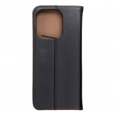Peněženkové pouzdro Leather case SMART PRO na XIAOMI Redmi Note 13 4G Elegantní  Černý