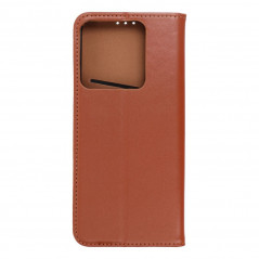 Peněženkové pouzdro Leather case SMART PRO na XIAOMI Redmi Note 13 5G Elegantní  Hnědý