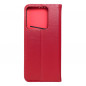Peněženkové pouzdro Leather case SMART PRO na XIAOMI Redmi Note 13 5G Elegantní  Vinově červený