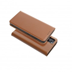 Peněženkové pouzdro Leather case SMART PRO na XIAOMI Redmi Note 13 Pro Plus 5G Elegantní  Hnědý