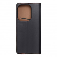 Peněženkové pouzdro Leather case SMART PRO na XIAOMI Redmi Note 13 Pro 4G Elegantní  Černý