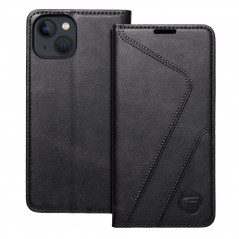 Peněženkové pouzdro Forcell F-PROTECT RFID Blocker Book na Apple iPhone 13 Elegantní  Černý