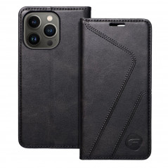 Peněženkové pouzdro Forcell F-PROTECT RFID Blocker Book na Apple iPhone 13 Pro Elegantní  Černý