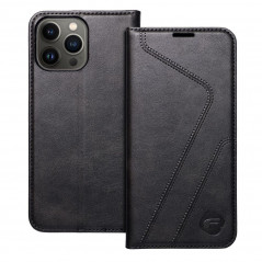 Peněženkové pouzdro Forcell F-PROTECT RFID Blocker Book na Apple iPhone 13 Pro Max Elegantní  Černý