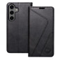 Peněženkové pouzdro Forcell F-PROTECT RFID Blocker Book na Samsung Galaxy S24 Elegantní  Černý