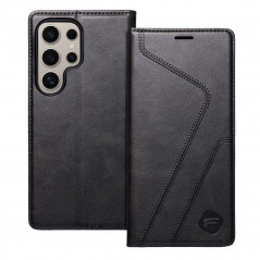 Peněženkové pouzdro Forcell F-PROTECT RFID Blocker Book na Samsung Galaxy S24 ULTRA Elegantní  Černý
