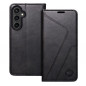 Peněženkové pouzdro Forcell F-PROTECT RFID Blocker Book na Samsung Galaxy S24 Elegantní  Černý