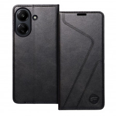 Peněženkové pouzdro Forcell F-PROTECT RFID Blocker Book na XIAOMI Redmi 13C Elegantní  Černý