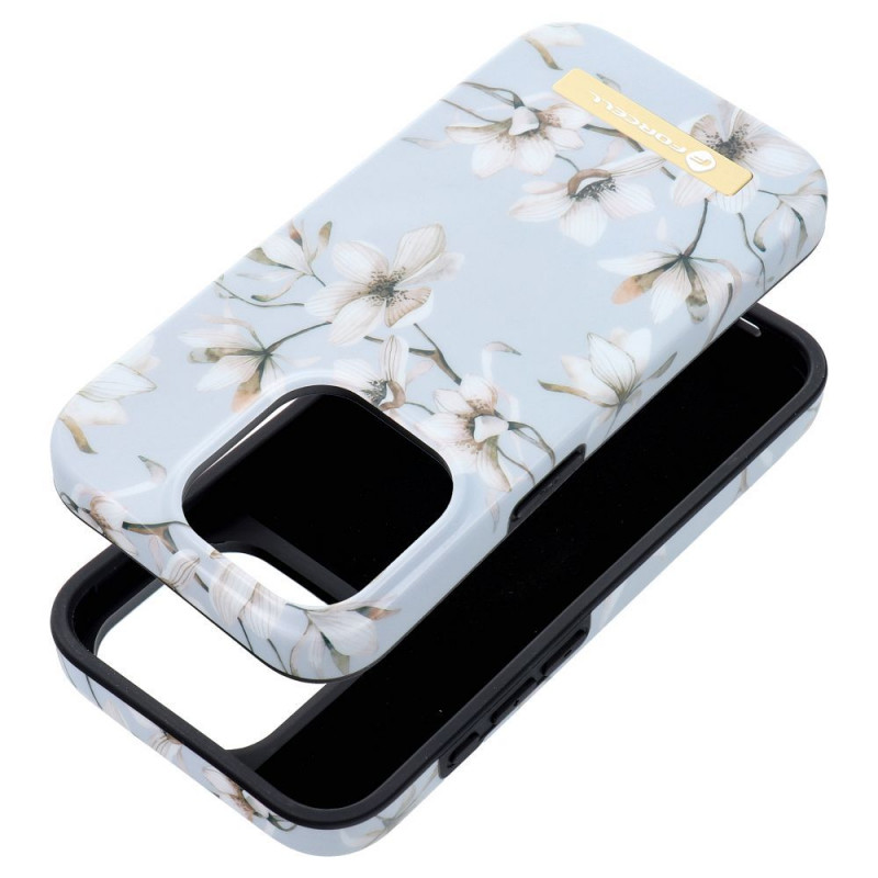 Kryt Forcell F-Pprotect Mirage na Apple iPhone 15 Plus MagSAFE  Jarní květiny