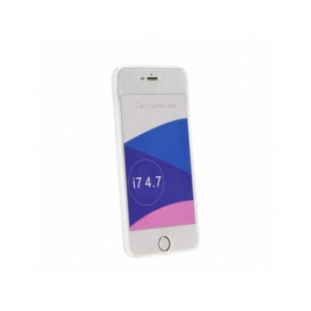 360 Ultra Slim Front+Back na Apple iPhone 8 FORCELL Silikonové pouzdro Průhledný