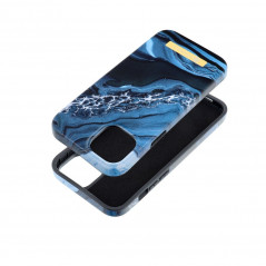 Kryt Forcell F-Pprotect Mirage na Apple iPhone 15 Plus MagSAFE  Oceánský mramor