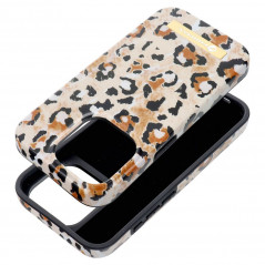 Kryt Forcell F-Pprotect Mirage na Apple iPhone 15 Pro MagSAFE  Divoká panterová