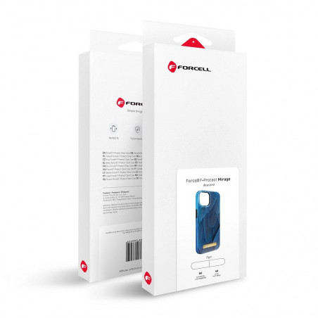 Kryt Forcell F-Pprotect Mirage na Apple iPhone 15 Plus MagSAFE  Modrý pták
