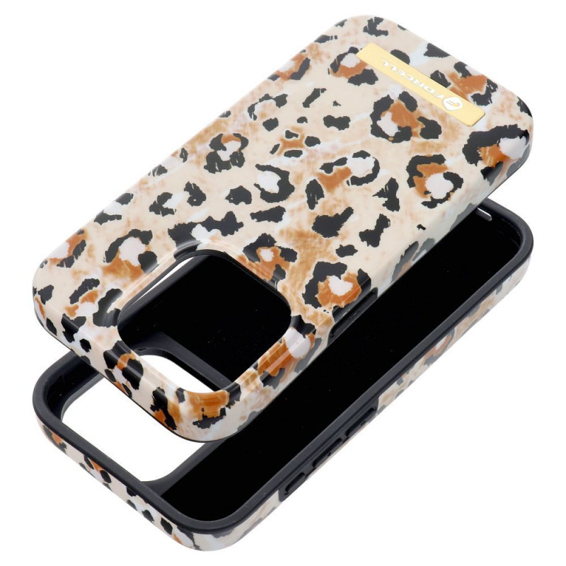 Kryt Forcell F-Pprotect Mirage na Apple iPhone 14 Pro MagSAFE  Divoká panterová