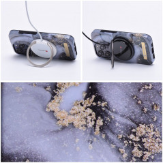 Kryt Forcell F-Pprotect Mirage na Apple iPhone 14 Plus MagSAFE  Mramorová mlha
