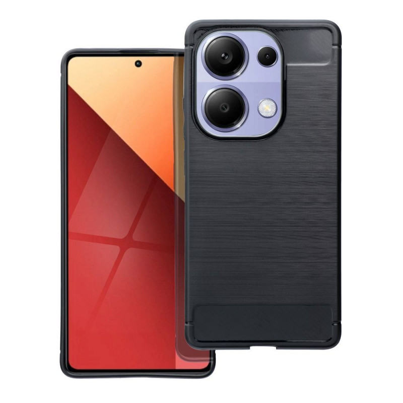Kryt Carbon na XIAOMI Redmi Note 13 Pro 4G Elegantní  Černý