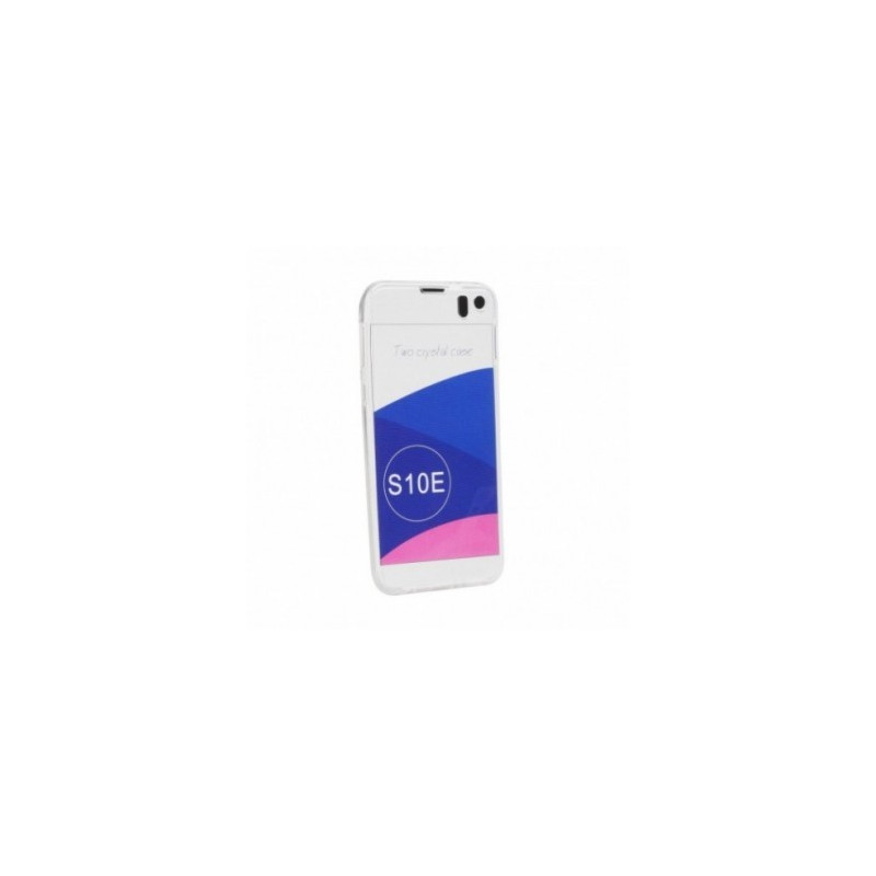 360 Ultra Slim Front+Back na Samsung Galaxy S10e FORCELL Silikonové pouzdro Průhledný