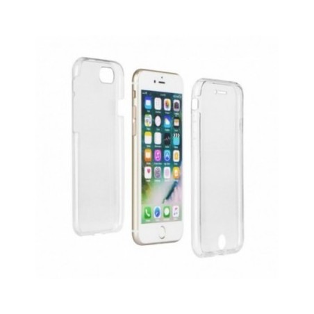 360 Ultra Slim Front+Back na Samsung Galaxy S10 FORCELL Silikonové pouzdro Průhledný