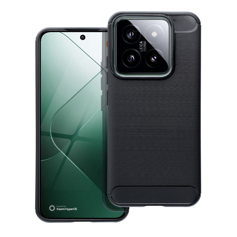 Kryt Carbon na XIAOMI 14 Elegantní  Černý