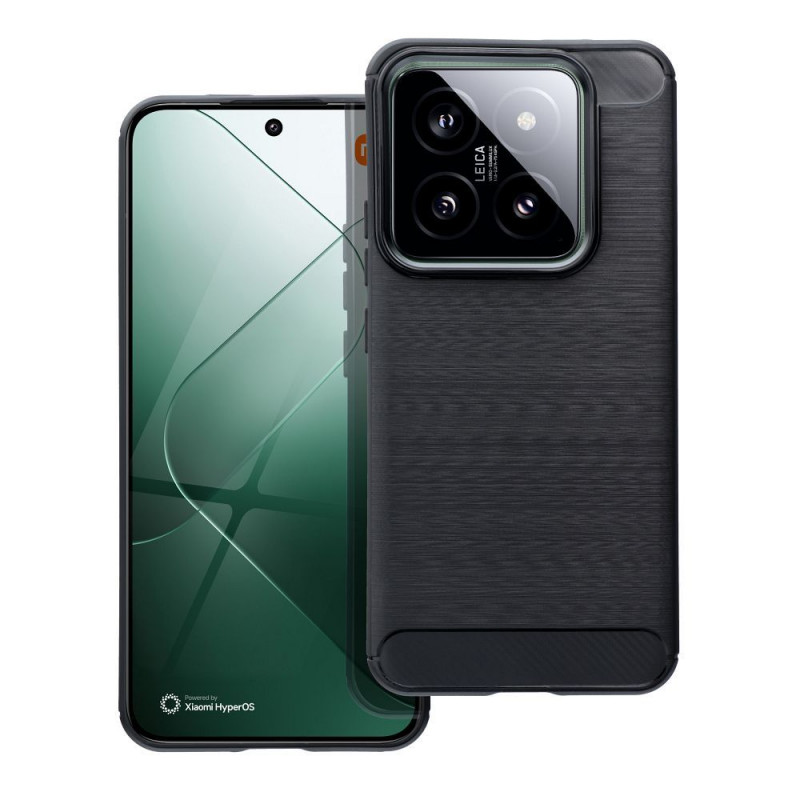 Kryt Carbon na XIAOMI 14 Pro Elegantní  Černý