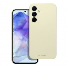Kryt Roar Cloud-Skin na Samsung Galaxy A55 Světle žlutý