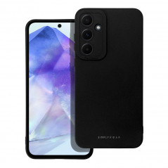 Kryt Roar Luna na Samsung Galaxy A55 Jednobarevný, Stylový, Estetický doplněk  Černý