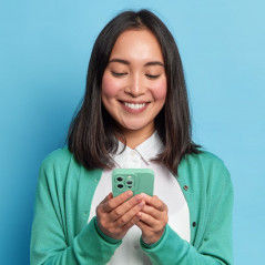 Kryt Roar Luna na Samsung Galaxy A55 Jednobarevný, Stylový, Estetický doplněk  Zelený