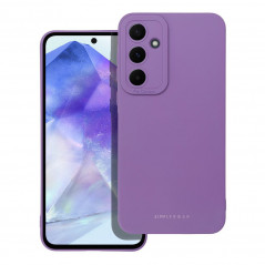 Kryt Roar Luna na Samsung Galaxy A55 Jednobarevný, Stylový, Estetický doplněk  Fialový (Violet)