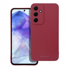 Kryt Roar Luna na Samsung Galaxy A55 Jednobarevný, Stylový, Estetický doplněk  Červený