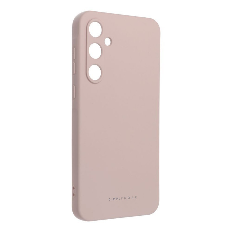 Kryt Roar Space na Samsung Galaxy A55 Jednobarevný, Elegantní  Růžový
