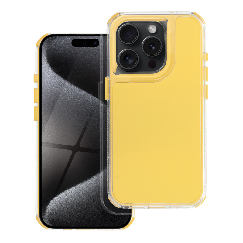 Kryt MATRIX na Apple iPhone SE 2022 5G Žlutý