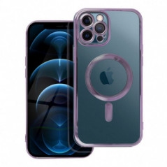 Kryt Electro Mag na Apple iPhone 12 Pro Max MagSAFE  Hluboká fialová