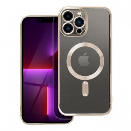 Kryt Electro Mag na Apple iPhone 13 Pro Max MagSAFE  Zlatý