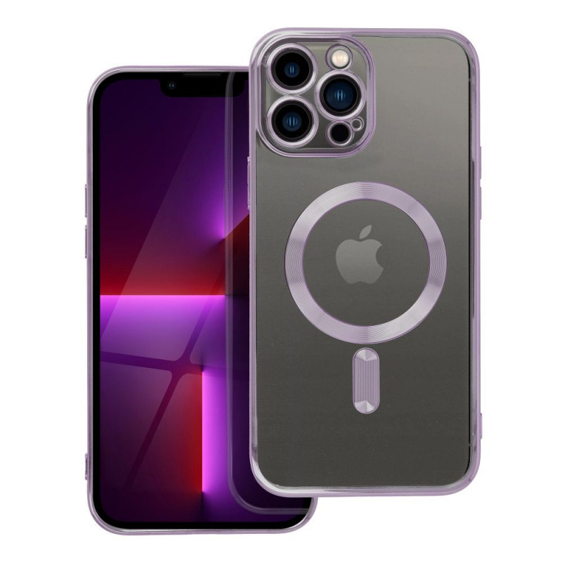 Kryt Electro Mag na Apple iPhone 13 Pro Max MagSAFE  Hluboká fialová